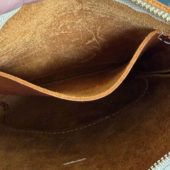 Portland leather like new festival bag, Crossbody shoulder purse excellent - Picture 9 of 9